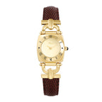 GESMART Women's Square Retro Quartz Watch Compact Leather Band Water Resistant Vintage Ladies Wristwatch