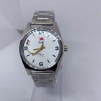 Red Flag Men's 7120 Manual Wind Mechanical Watch 19 Jewels Serve the People