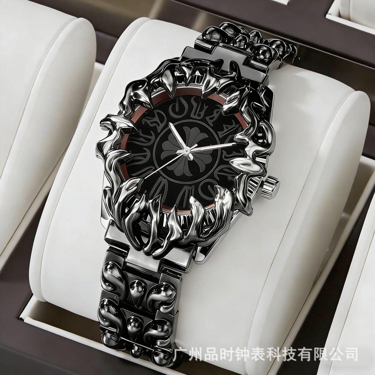GESMART Men's Y2K Retro Claw Shape Watch Iris Pattern Unique Alien Design Fashion Trendy