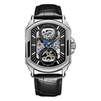 GESMART Men's Square Automatic Mechanical Watch European American Style Original Design