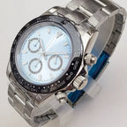 Men's Quartz Chronograph Watch 39mm Sapphire Crystal Luminous Hands