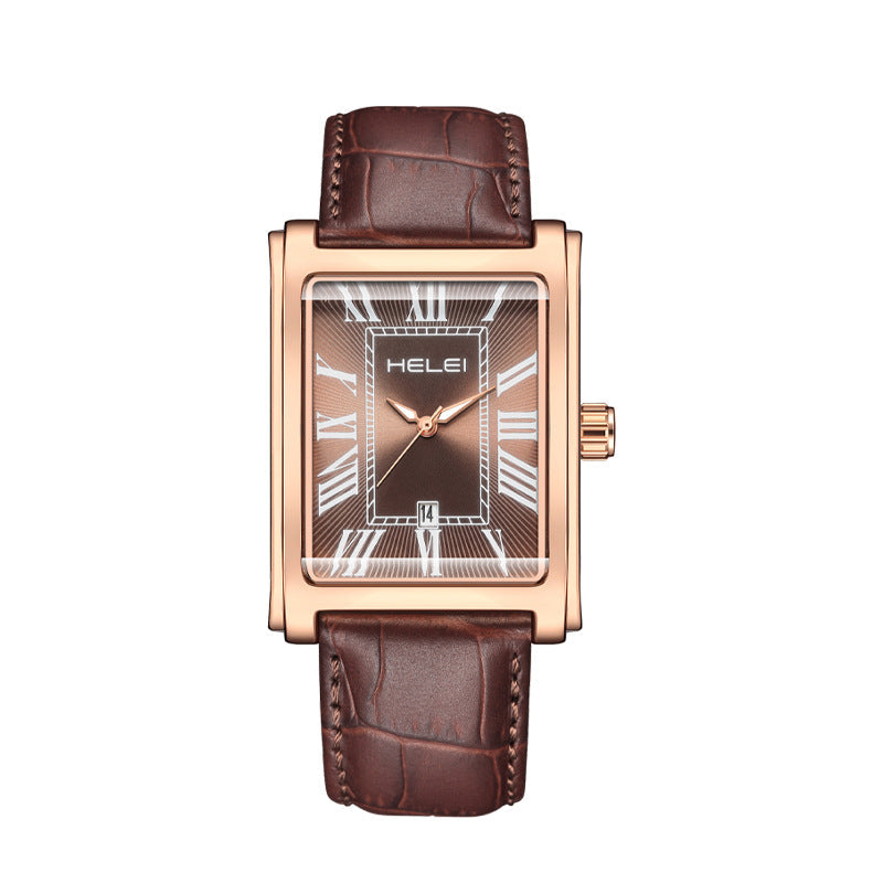 GESMART Men's Outdoor Sports Quartz Watch Roman Numeral Dial Water Resistant Luminous Wristwatch