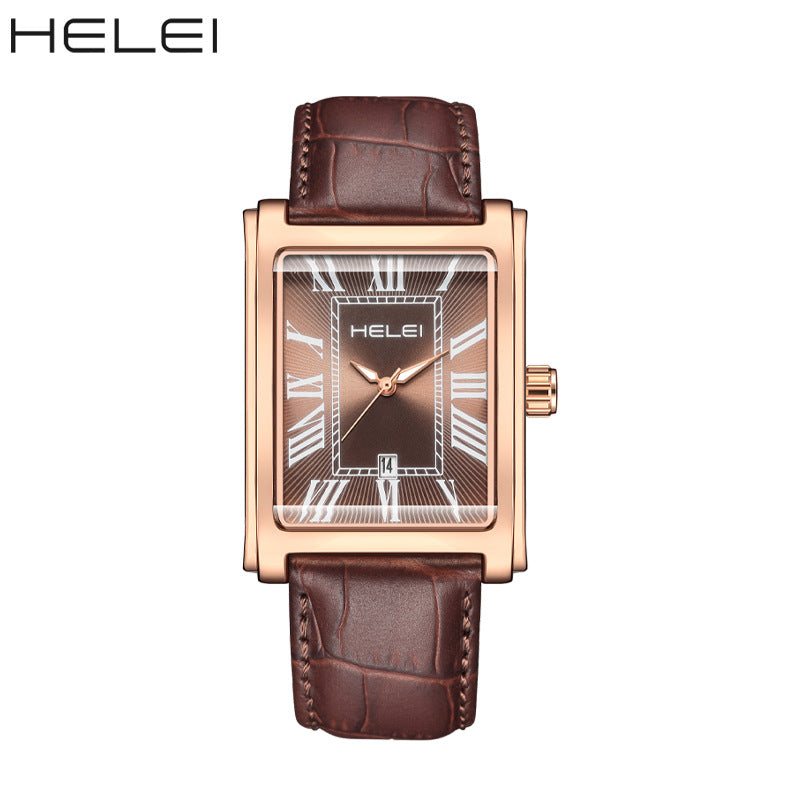 GESMART Men's Outdoor Sports Quartz Watch Roman Numeral Dial Water Resistant Luminous Wristwatch