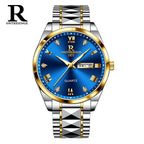 GESMART Men's Fashion Quartz Watch Water Resistant Student Exam Casual Wristwatch