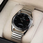 Vintage Men's Manual Wind Watch Solid Steel Bracelet 17 Jewels Shockproof