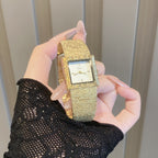 Women's Vintage Brushed Gold Bangle Quartz Watch