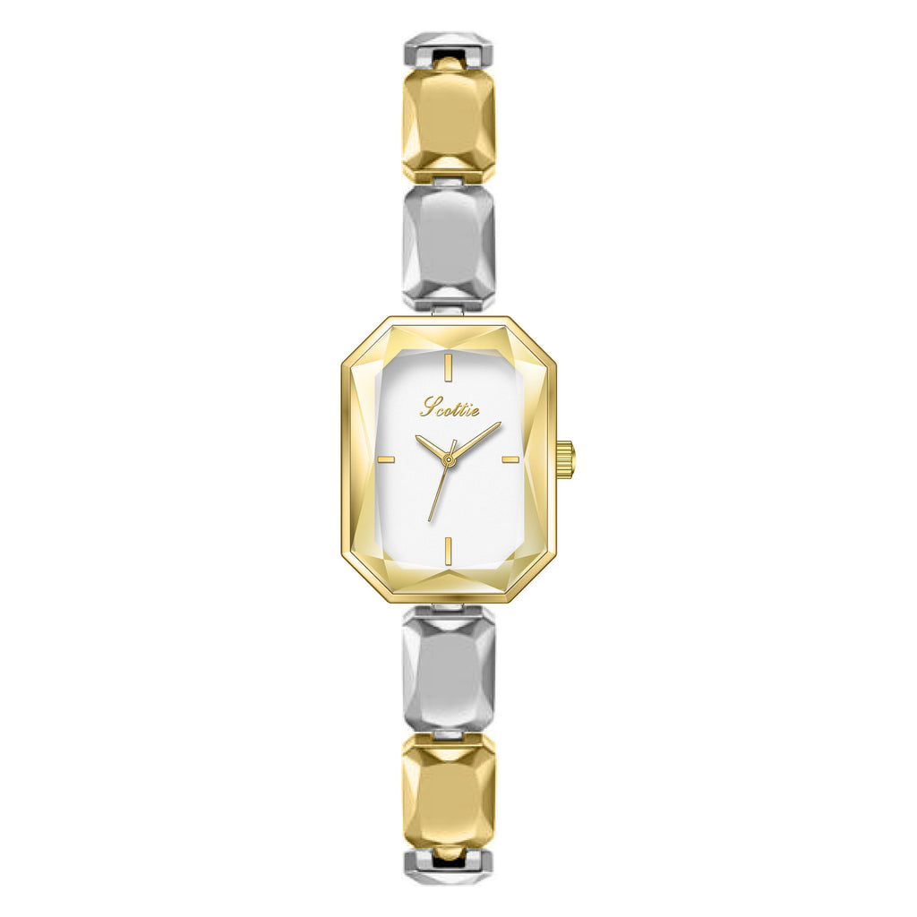 GESMART Women's Small Square Bracelet Quartz Watch Luxury Style Fashion Trendy Ladies Wristwatch