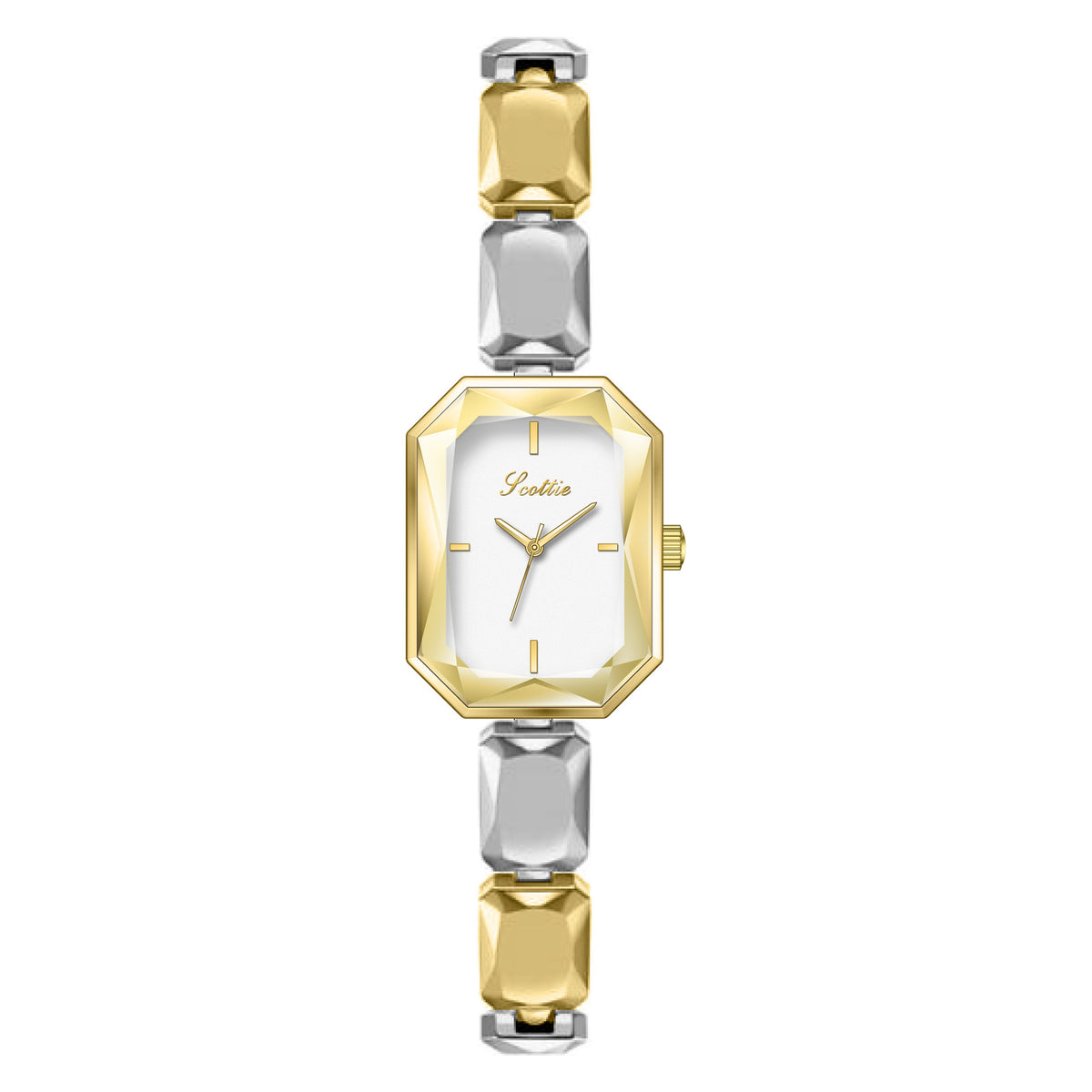 GESMART Women's Small Square Bracelet Quartz Watch Luxury Style Fashion Trendy Ladies Wristwatch