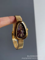 Women's Vintage Ankara-Red Chain Watch