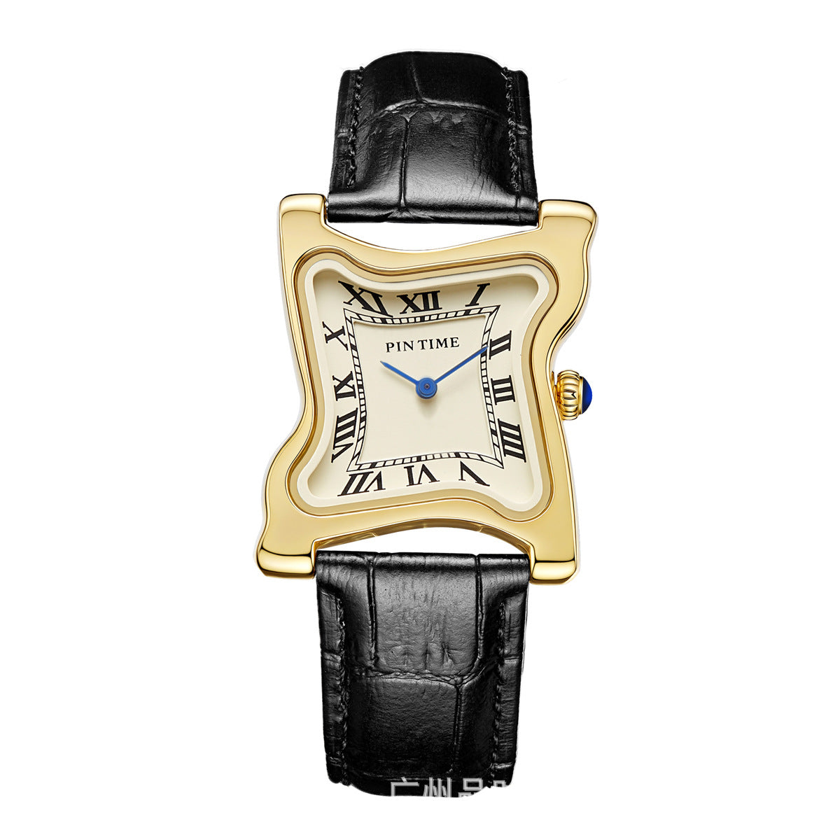 Unisex Irregular Twisted Square Couple Quartz Watch