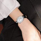 Women's Teardrop-Shaped Rhinestone Waterproof Quartz Watch