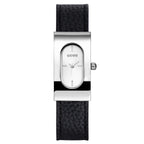 Women's Square Genuine-Leather Vintage Quartz Watch