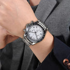Men's Quartz Chronograph Watch 39mm Sapphire Crystal Luminous Hands