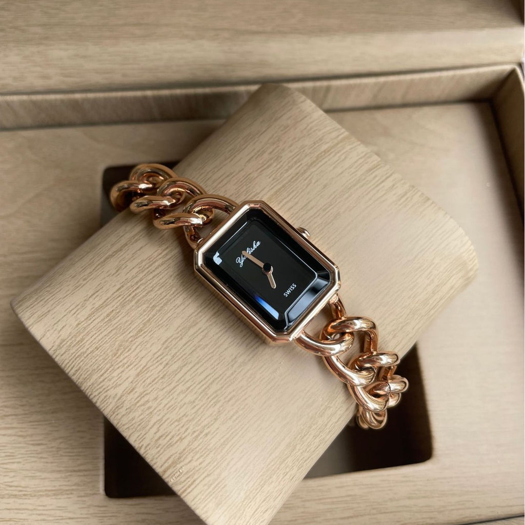 GESMART Women's Square Sugar Bracelet Quartz Fashion Jewelry Watch Trendy Retro Ladies