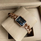 GESMART Women's Square Sugar Bracelet Quartz Fashion Jewelry Watch Trendy Retro Ladies