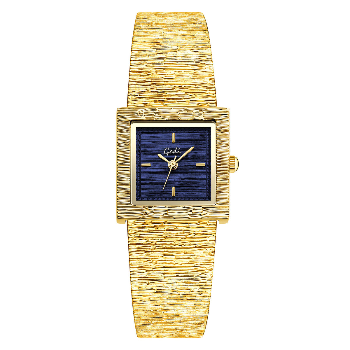 Women's Vintage Brushed Gold Bangle Quartz Watch