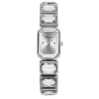 GESMART Women's Square Green Dial Quartz Watch Diamond Studded Elegant Personality