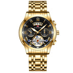Men's Tourbillon-Style Manual Mechanical Watch