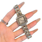 Women's Classic Square Steel-Band Quartz Watch