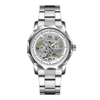 GESMART Men's High End Automatic Mechanical Watch Polygon Shape Dial Fashion Wristwatch