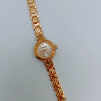 Baoshihua Ladies Manual Wind Mechanical Gold Watch Vintage 90s NOS