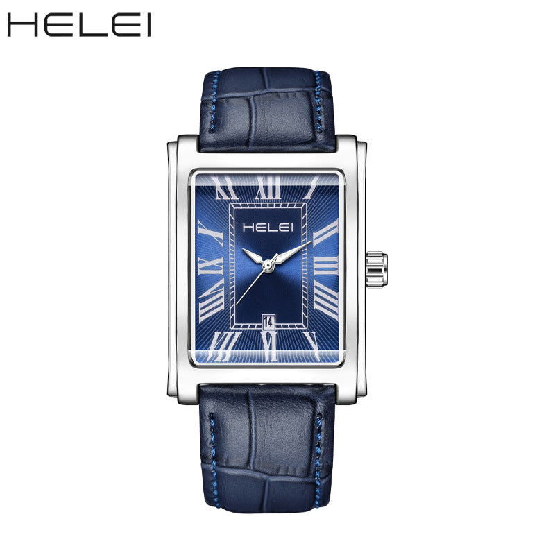 GESMART Men's Outdoor Sports Quartz Watch Roman Numeral Dial Water Resistant Luminous Wristwatch