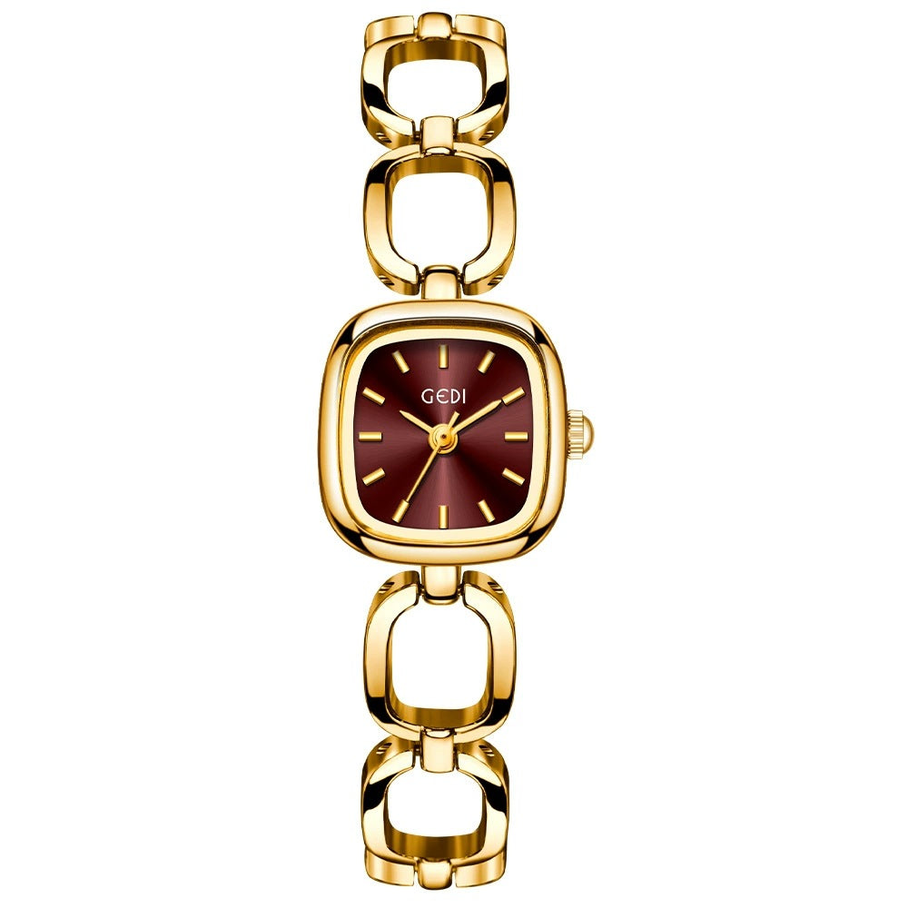 Women's Square Chain Bracelet Quartz Watch