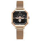 GESMART Women's Dragonfly Design Quartz Watch European Style Creative Minimalist Korean Fashion