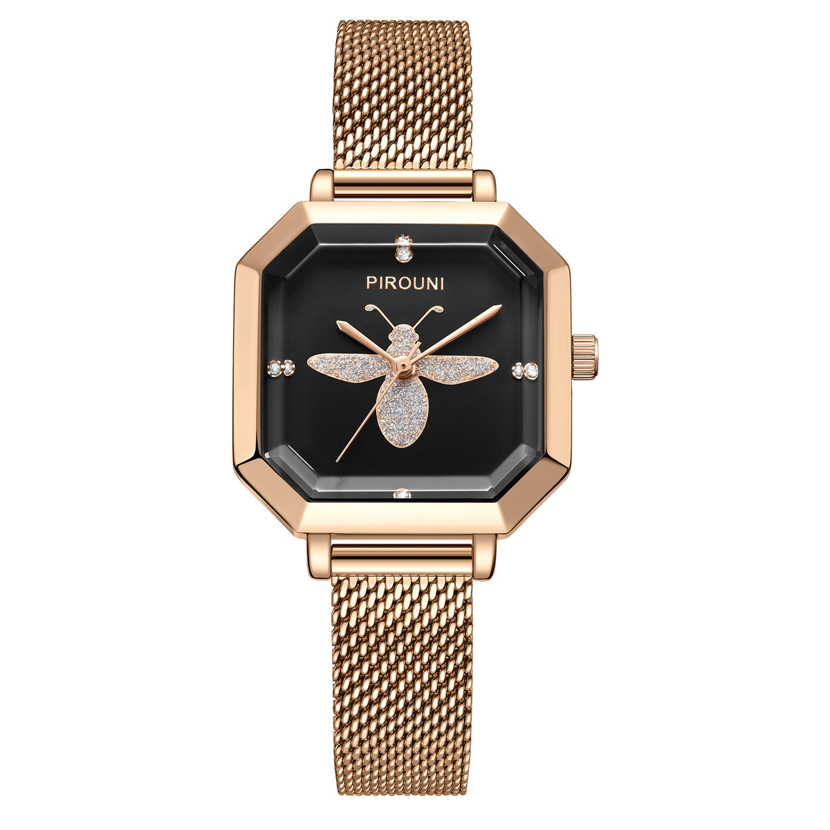 GESMART Women's Dragonfly Design Quartz Watch European Style Creative Minimalist Korean Fashion