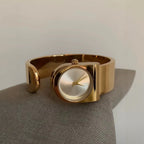 Women's Gold-Tone Bangle-Style Quartz Watch
