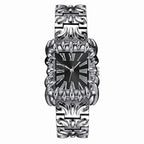 Men's Irregular Square Claw Y2K Retro Relief Watch