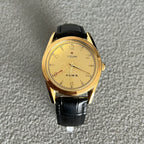 Vintage 7120 Manual Wind Mechanical Men's Watch August 1st Commemorative 90s NOS