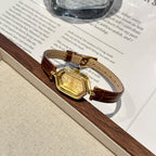 Women's Vintage Small-Dial Delicate Quartz Watch