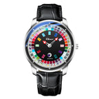 Men's Roulette Watch with Spinning Disc
