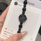 Women's Chinese-Style Beaded Bracelet Vintage Quartz Watch