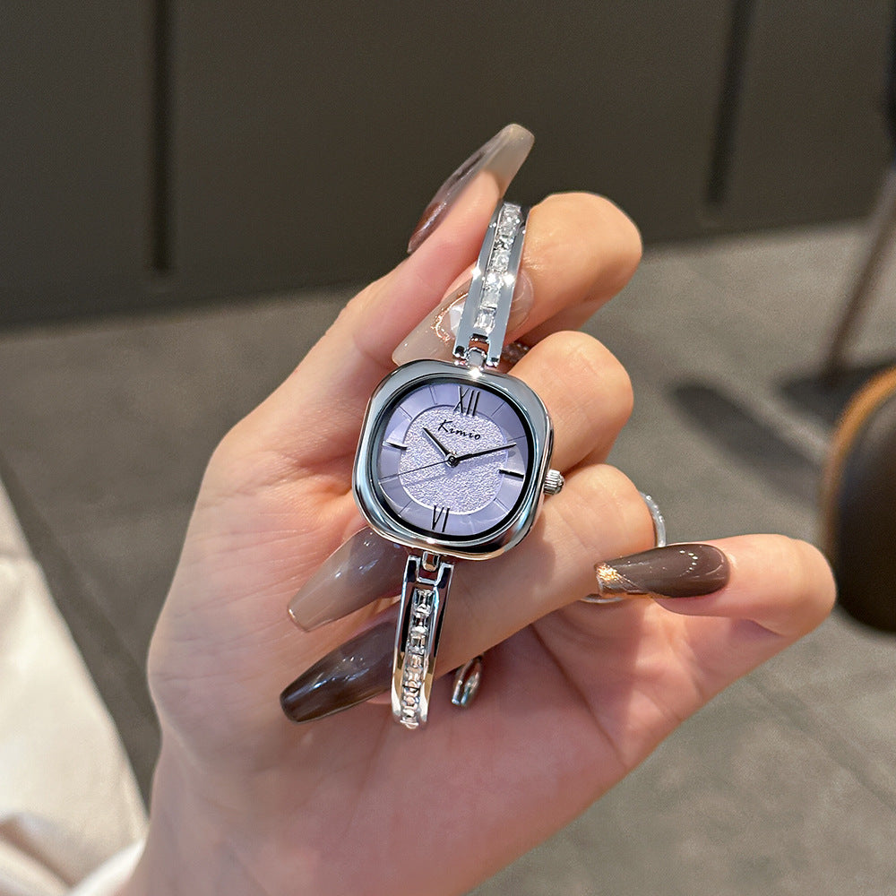 GESMART 2023 Women's Three Hands Quartz Watch Steel Band Bracelet Minimalist Elegant Luxury Style
