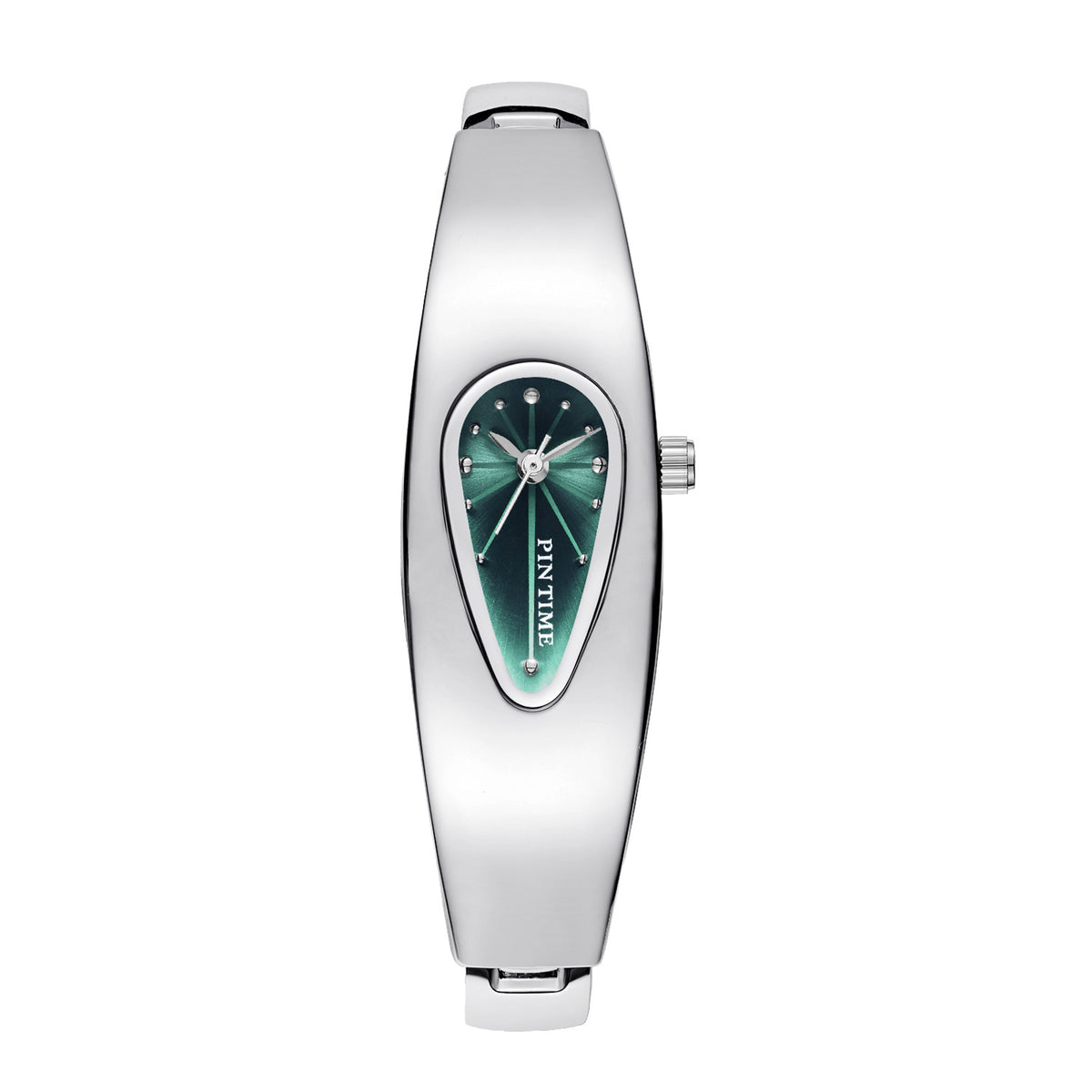 GESMART Unisex Y2K Water Drop Shape Watch Retro Trendy Niche Personality Water Resistant Bracelet Wristwatch