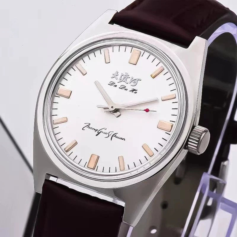 Dadu River Manual Wind Mechanical Men's Watch Classic Nostalgic NOS Sichuan
