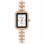 Women's Pearl Bracelet Watch with Shell Dial