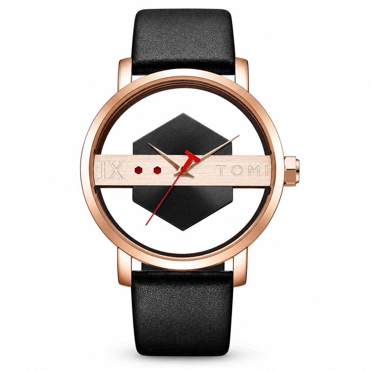 Unisex See-Through Skeleton Quartz Watch