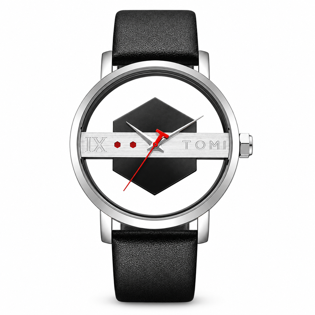 Unisex See-Through Skeleton Quartz Watch