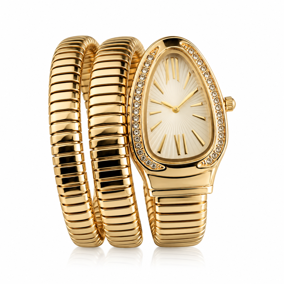 Women's Snake Bracelet Quartz Watch