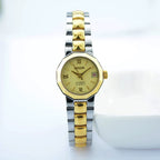 HAIDA Ladies Automatic Mechanical Watch Two-Tone Crystal-Set Vintage