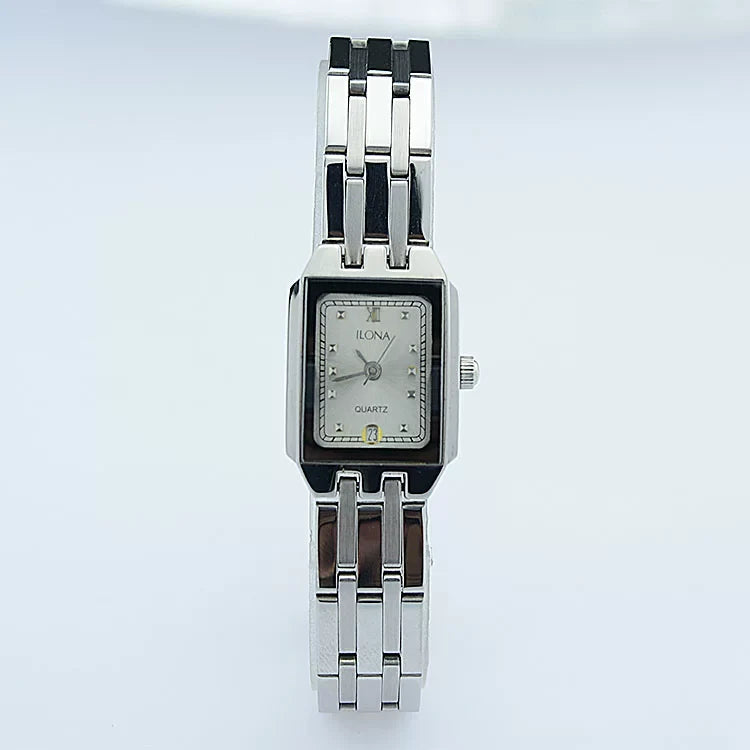Yilong Ladies Rectangular Quartz Watch Classic Vintage New NOS