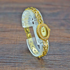 HAIDA Ladies Quartz Watch Heart-Shaped Crystal-Set Dial Fashion