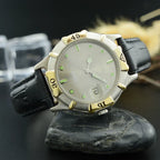 HAIDA Men's Automatic Mechanical Watch Blue Grey Dial Numeral Sports NOS