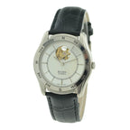 HAIDA Men's Automatic Skeleton Mechanical Watch Exhibition Back Silver NOS