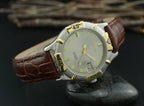 HAIDA Men's Automatic Mechanical Watch Blue Grey Dial Numeral Sports NOS