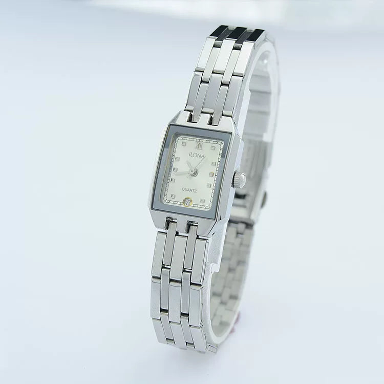 Yilong Ladies Rectangular Quartz Watch Classic Vintage New NOS