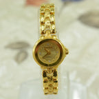 HAIDA Ladies Manual Wind Mechanical Watch Gold-Plated Fashion NOS